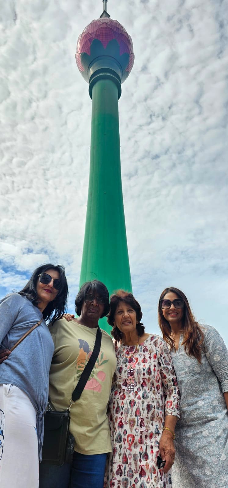 Guests at the Lotus Tower, Colombo